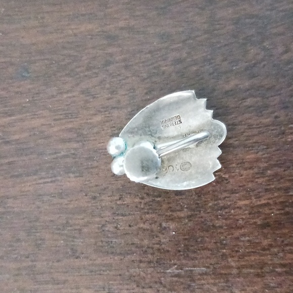 Georg Jensen 106 Sterling Silver screw back earrings - Picture 4 of 8